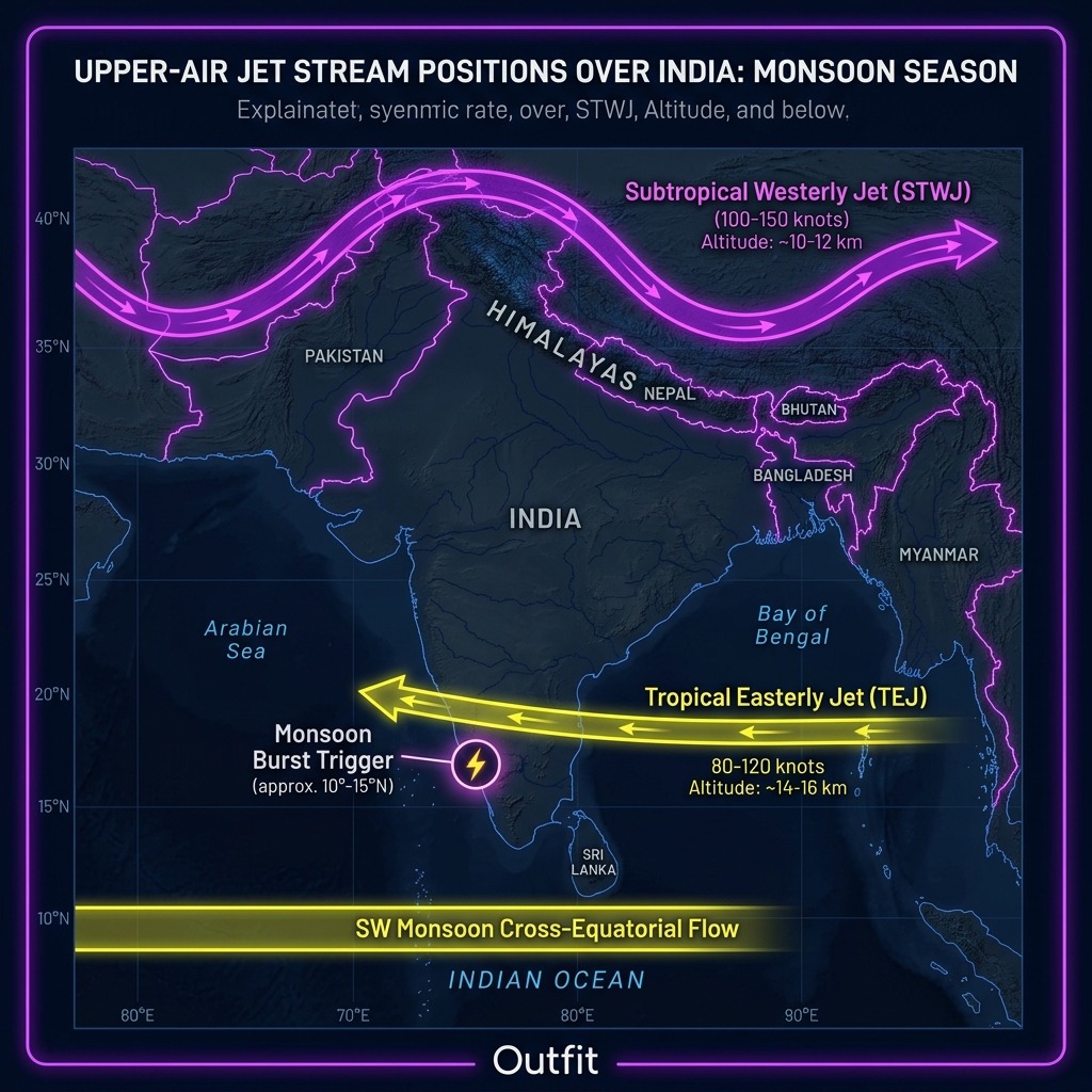 Jet Stream Positions Diagram